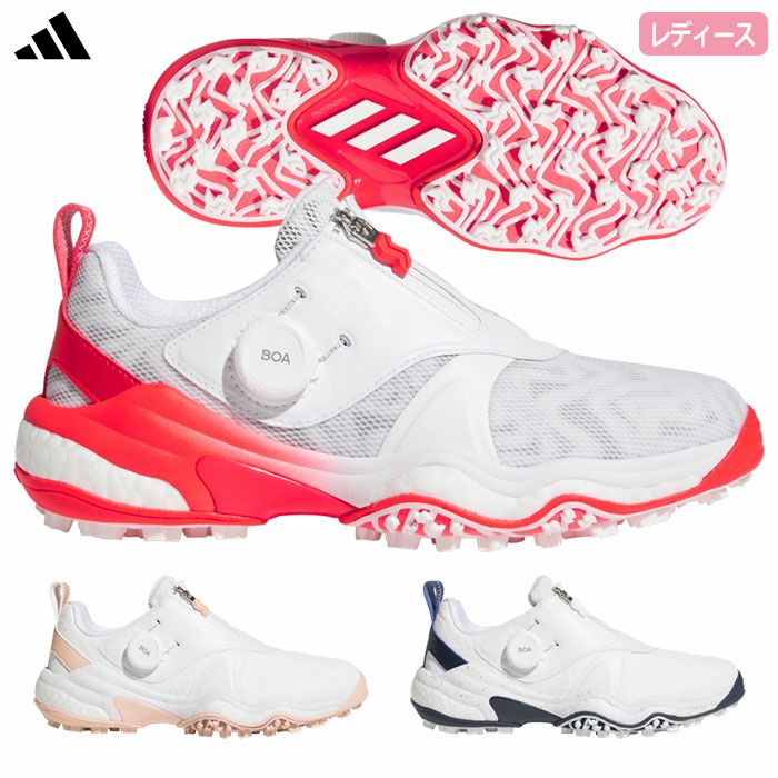 アディダススパイクレスシューズウィメンズコードカオス25ボアNKZ95レディースゴルフシューズ靴2025年モデルadidas日本正規品