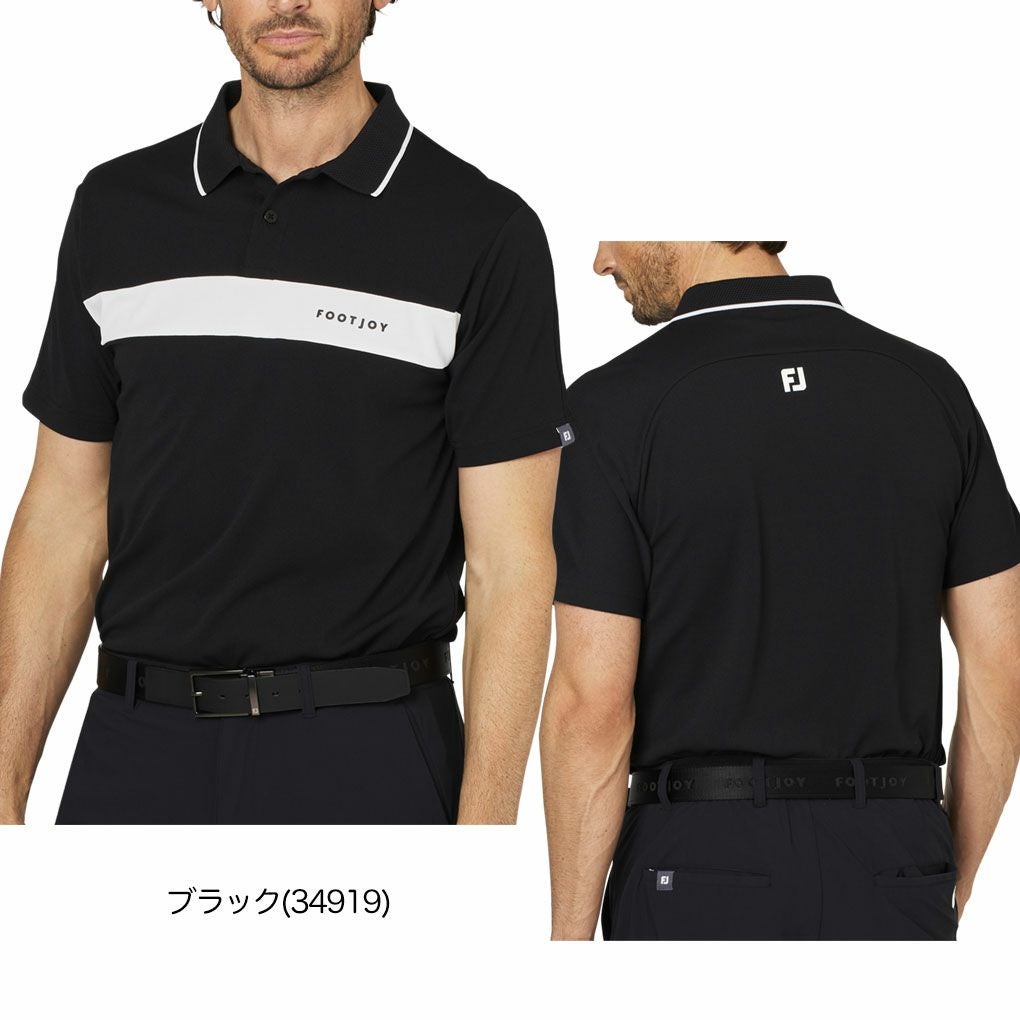 フットジョイチェストライン半袖ポロFJ-F25-S02メンズゴルフウェアFOOTJOY2025春夏モデル日本正規品