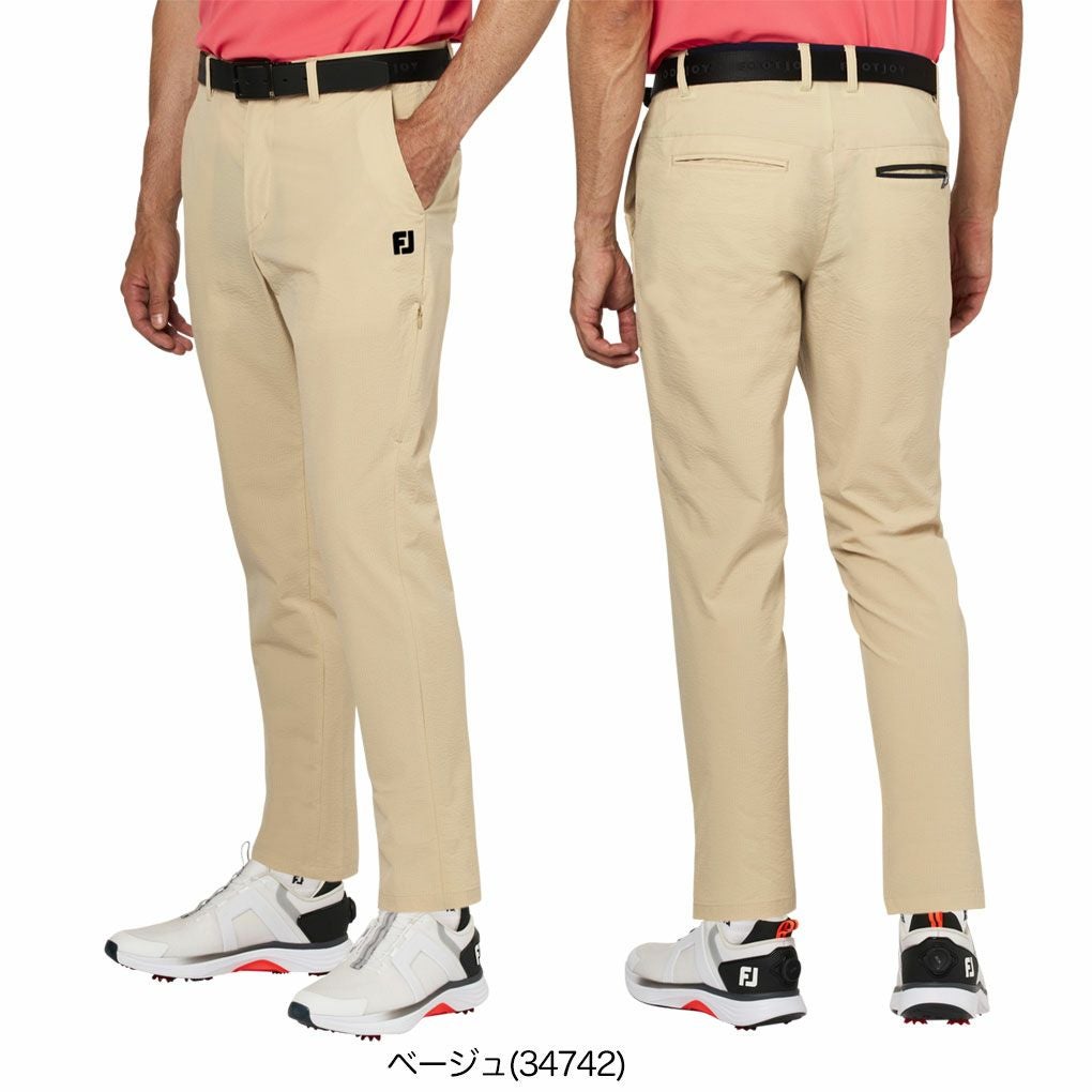 フットジョイシアサッカーアンクルパンツFJ-S25-P03メンズゴルフウェアFOOTJOY2025春夏モデル日本正規品