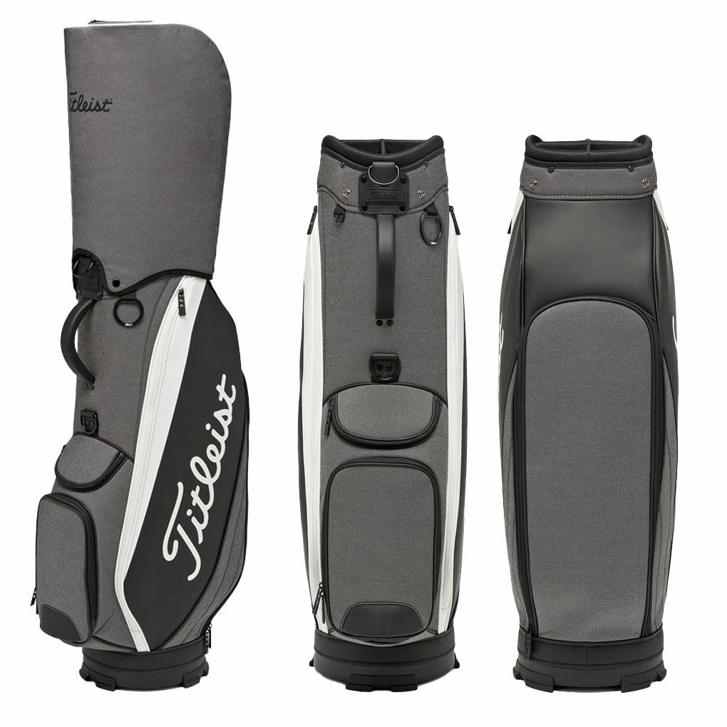 Titleist ゴルフバッグ グレー パフォーマンスJE キャディバッグ グレー×ネイビー TB25CTPJE [9型