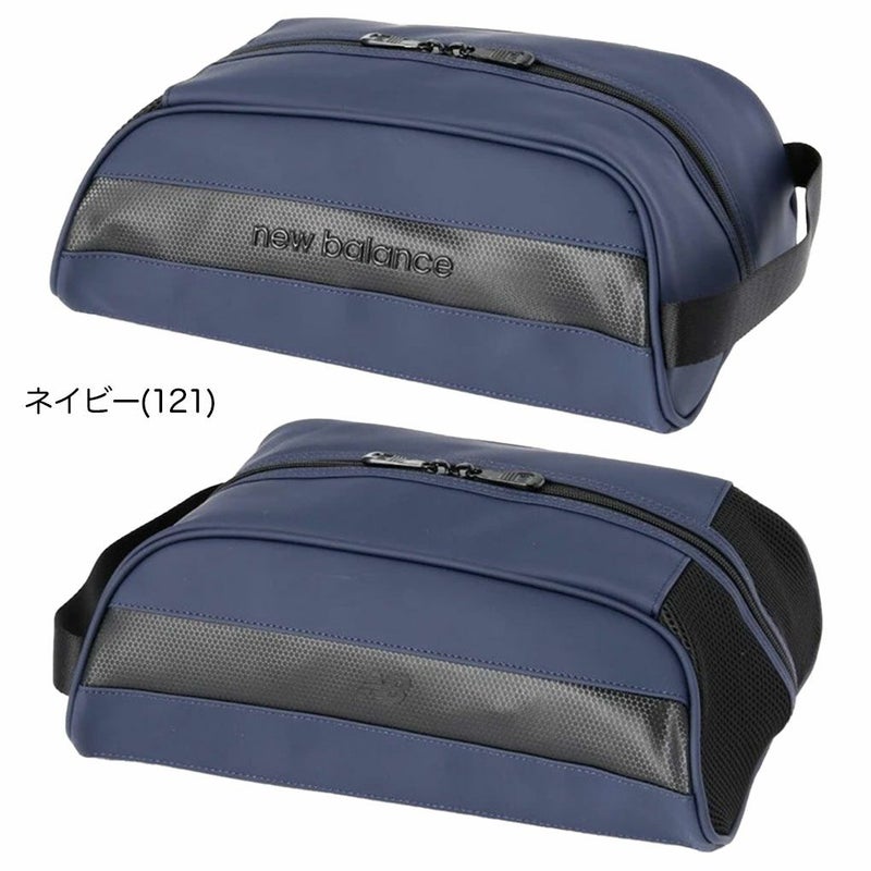ニューバランスマットPU×エンボスPUシューズバッグ012-4984017ゴルフ靴入れnewbalance2025年モデル日本正規品
