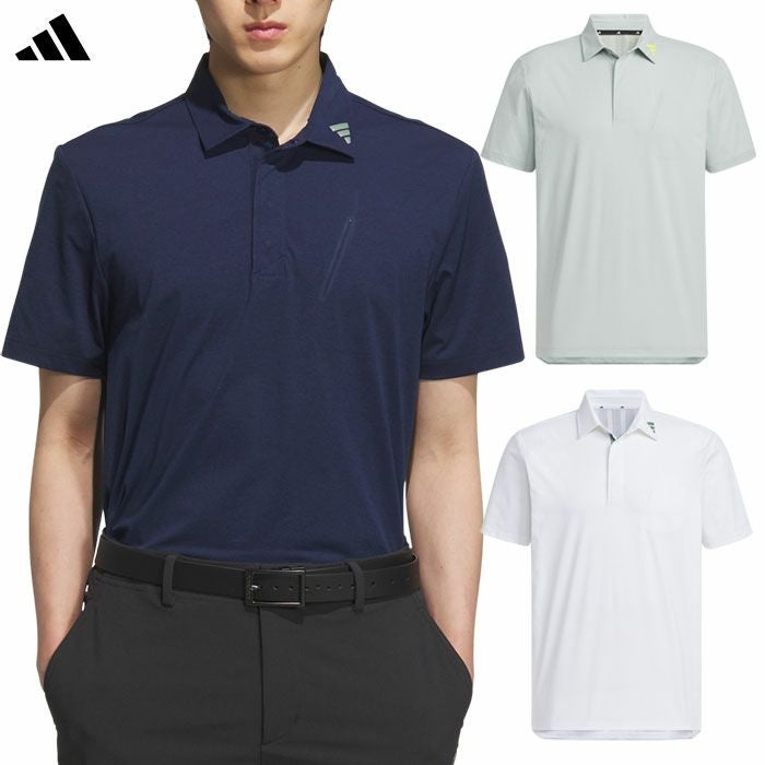 アディダスアディゼロツイストニットベンチレーション半袖シャツKUK74メンズゴルフウェアゴルフ2025春夏モデルadidas日本正規品
