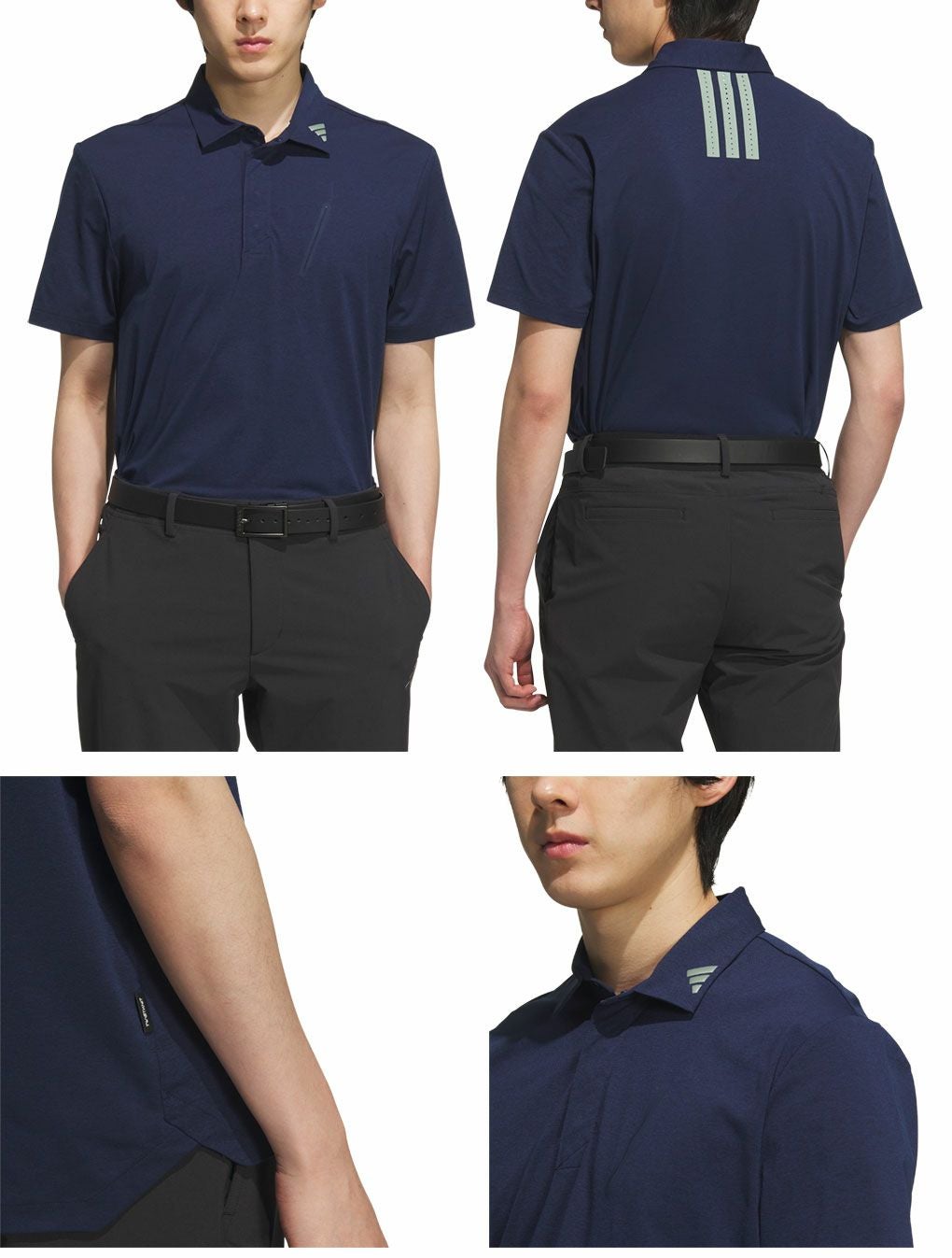 アディダスアディゼロツイストニットベンチレーション半袖シャツKUK74メンズゴルフウェアゴルフ2025春夏モデルadidas日本正規品