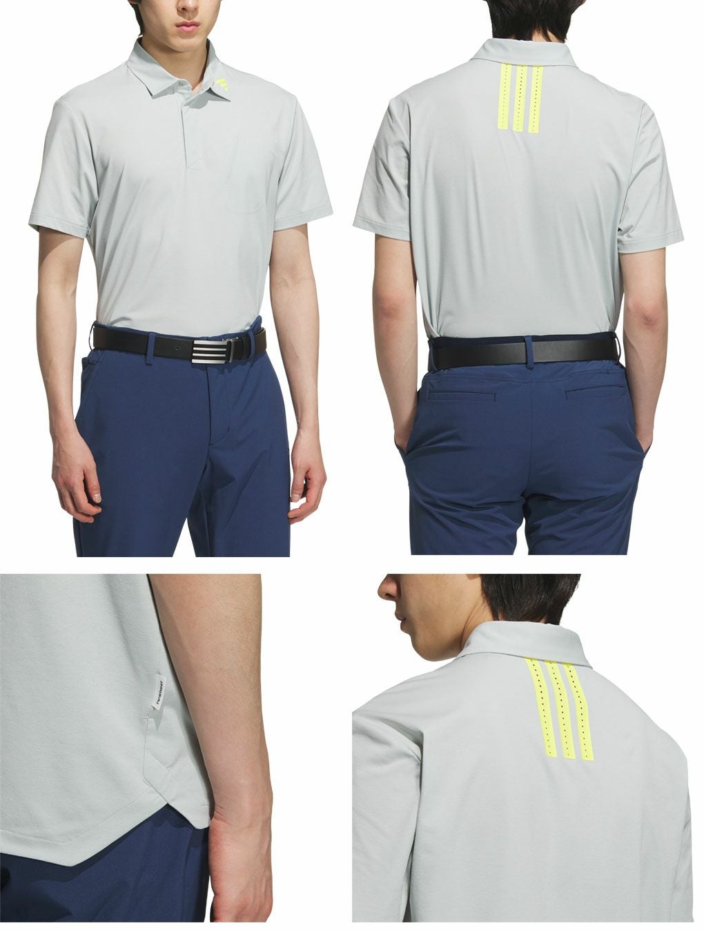 アディダスアディゼロツイストニットベンチレーション半袖シャツKUK74メンズゴルフウェアゴルフ2025春夏モデルadidas日本正規品