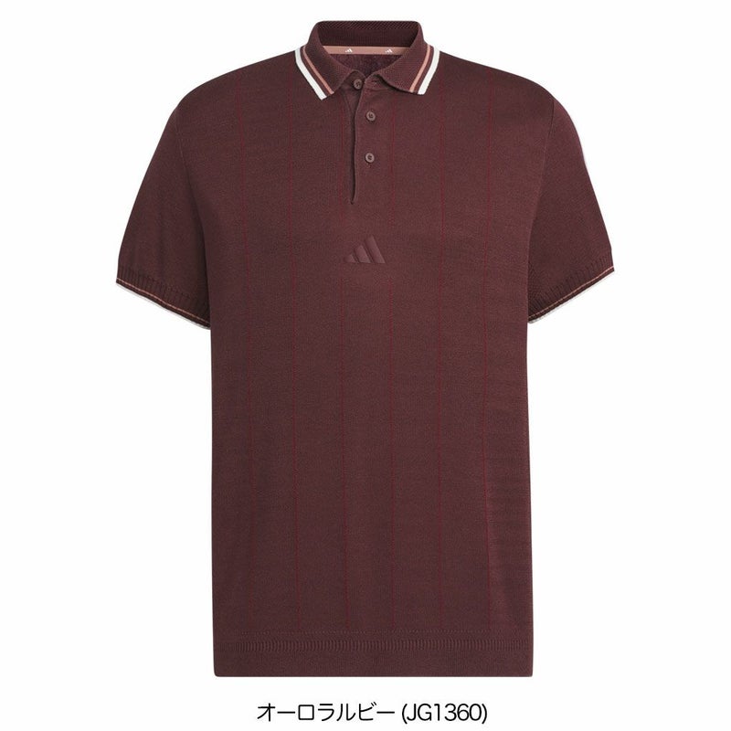 アディダスビヨンドザ コースルーズフィットニット半袖ポロKUK52メンズゴルフウェアゴルフ2025春夏モデルadidas日本正規品