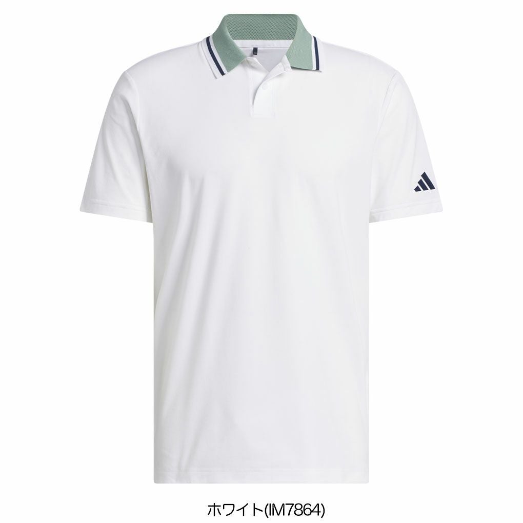 アディダスビヨンドザコースツイストニットツーボタン半袖ポロKPW87メンズゴルフウェアゴルフ2025春夏モデルadidas日本正規品