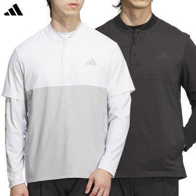 アディダス2in1ポロシャツKVH26メンズゴルフウェアゴルフ2025春夏モデルadidas日本正規品