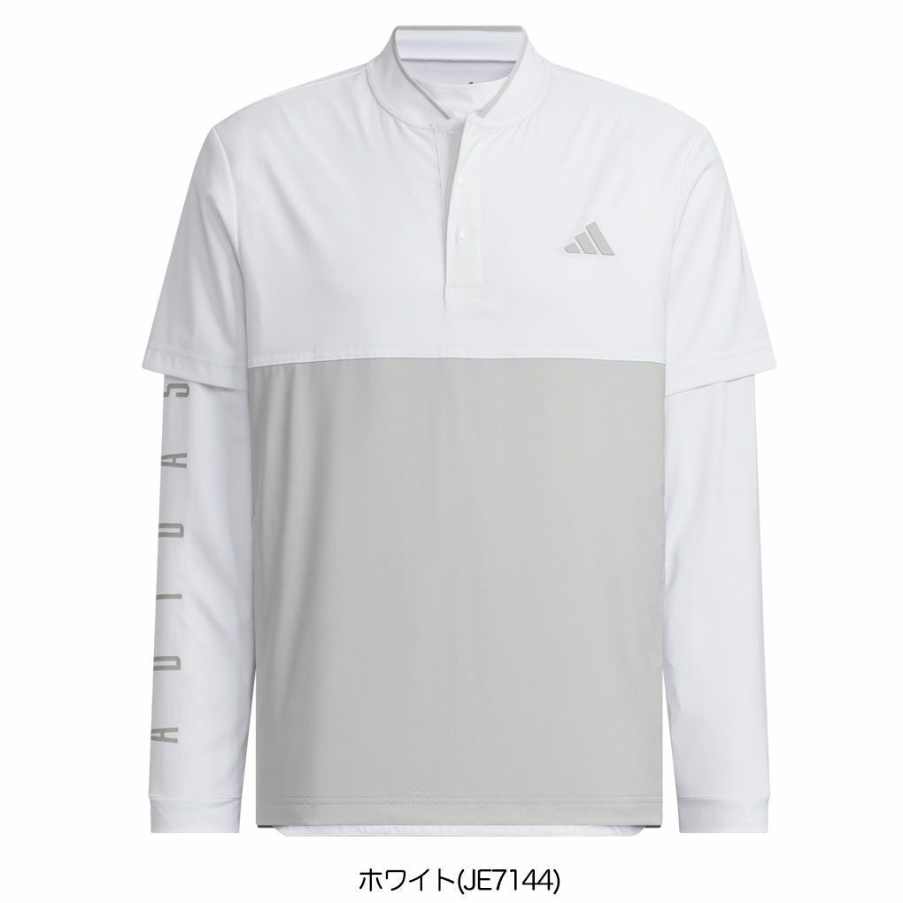 アディダス2in1ポロシャツKVH26メンズゴルフウェアゴルフ2025春夏モデルadidas日本正規品