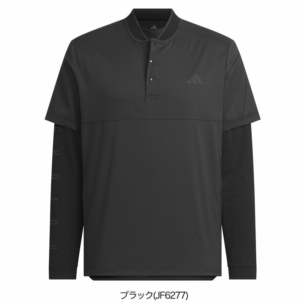 新品⛳️M アディダスゴルフ セットアップ 涼感 半袖ポロ 撥水スリットスカート アディダス 2 in 1 ポロシャツ KVH26 メンズ ゴルフウェア ゴルフ 2025
