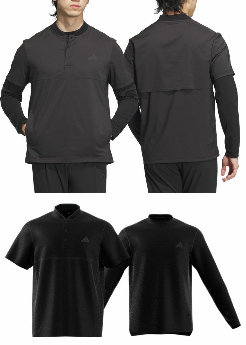 アディダス2in1ポロシャツKVH26メンズゴルフウェアゴルフ2025春夏モデルadidas日本正規品