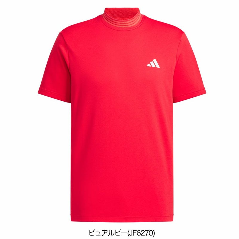 アディダススリーストライプスモックネック半袖シャツKVH10メンズゴルフウェアゴルフ2025春夏モデルadidas日本正規品