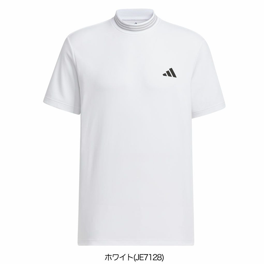 アディダススリーストライプスモックネック半袖シャツKVH10メンズゴルフウェアゴルフ2025春夏モデルadidas日本正規品