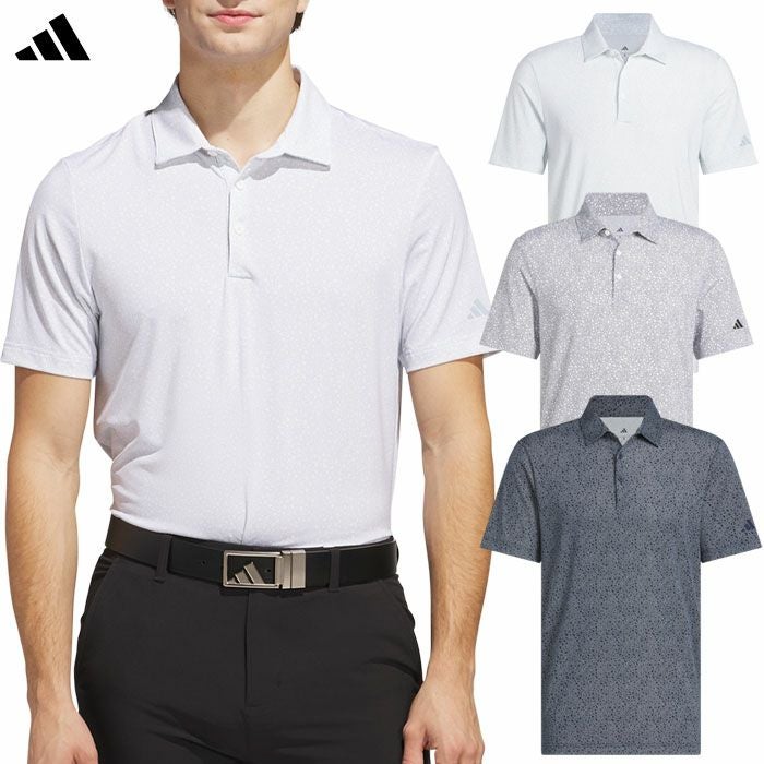 アディダスバンカープリント半袖シャツKUH61メンズゴルフウェアゴルフ2025春夏モデルadidas日本正規品