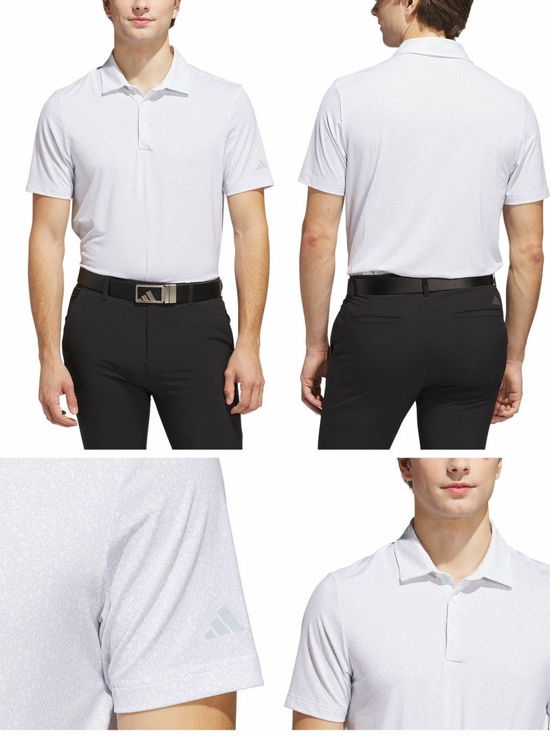 アディダスバンカープリント半袖シャツKUH61メンズゴルフウェアゴルフ2025春夏モデルadidas日本正規品