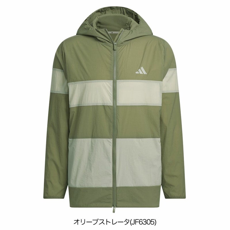 アディダスバックポケット付き軽量撥水フルジップフーディーKVH11メンズゴルフウェアトップス2025春夏モデルadidas日本正規品
