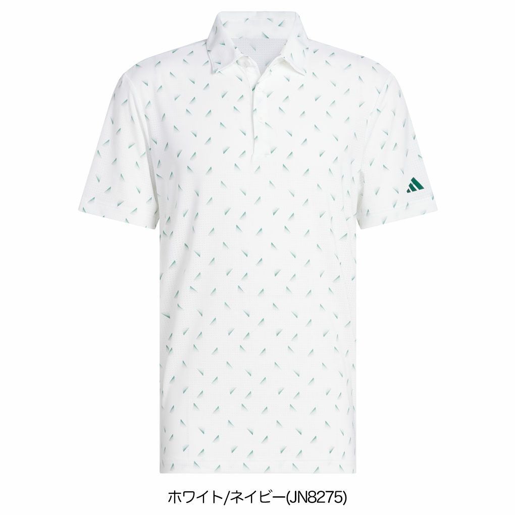 アディダスメッシュ総柄半袖シャツKUH65メンズゴルフウェアゴルフ2025春夏モデルadidas日本正規品