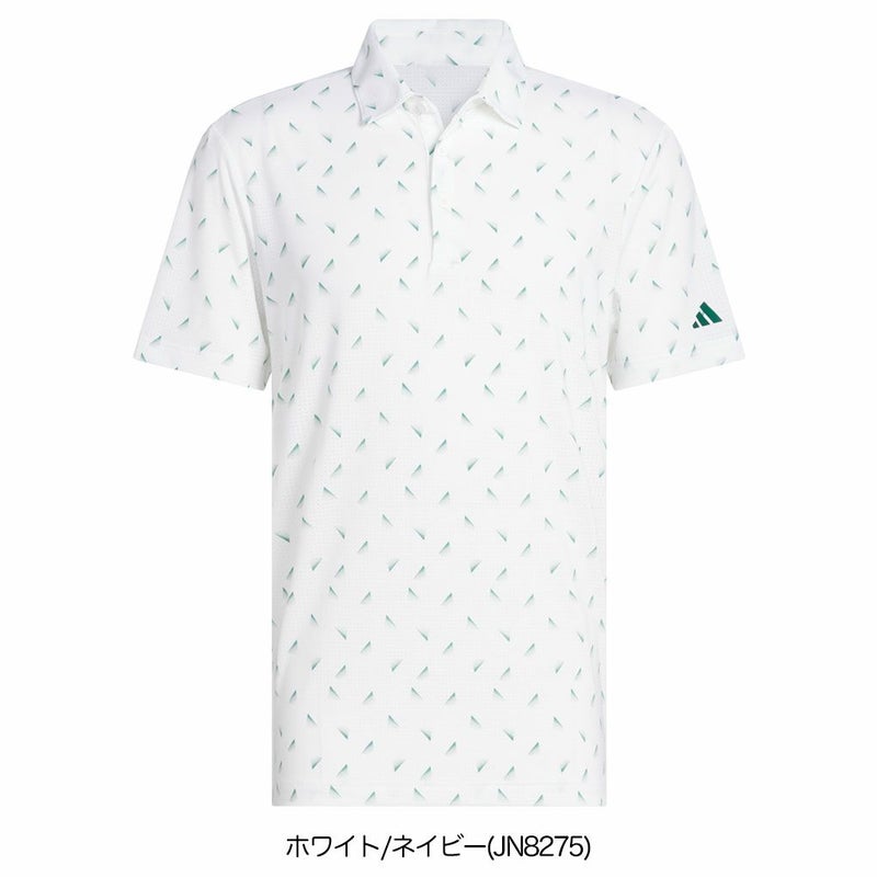 アディダスメッシュ総柄半袖シャツKUH65メンズゴルフウェアゴルフ2025春夏モデルadidas日本正規品