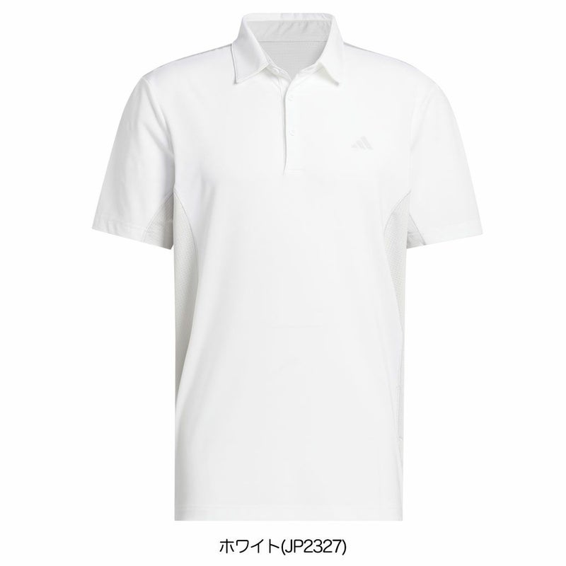アディダスファブリックミックスバックメッシュ半袖シャツKUH58メンズゴルフウェアゴルフ2025春夏モデルadidas日本正規品