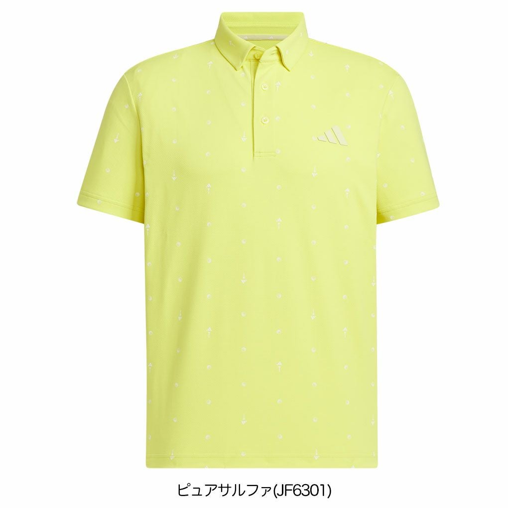 アディダスモノグラム半袖シャツKVH28メンズゴルフウェアゴルフ2025春夏モデルadidas日本正規品