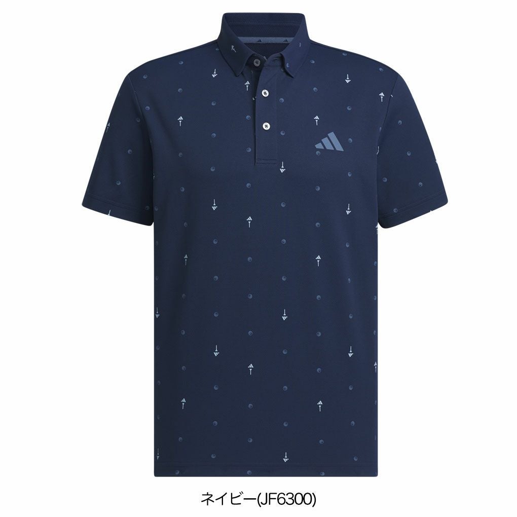 アディダスモノグラム半袖シャツKVH28メンズゴルフウェアゴルフ2025春夏モデルadidas日本正規品
