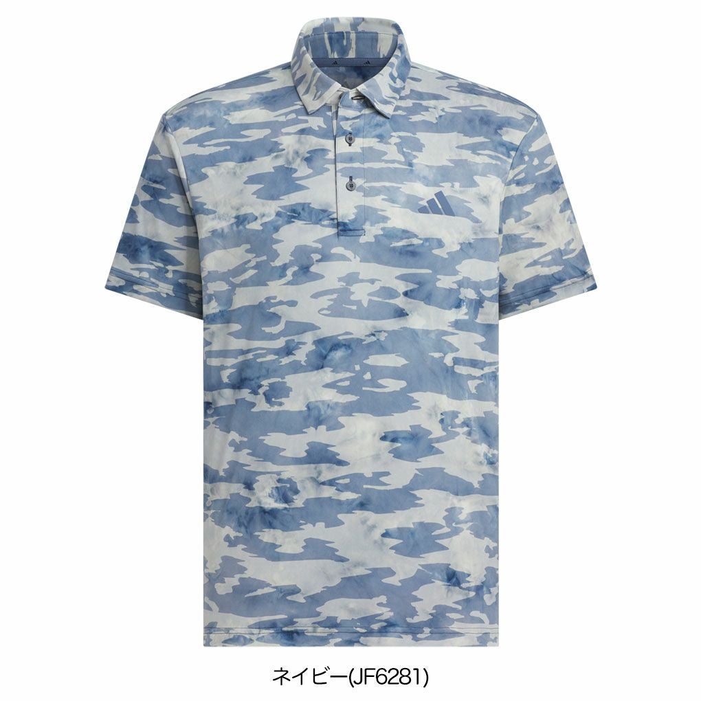 アディダスカモフラージュ柄半袖シャツKVH24メンズゴルフウェアゴルフ2025春夏モデルadidas日本正規品