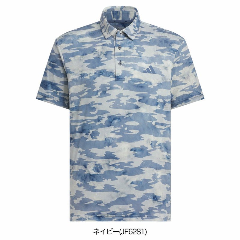 アディダスカモフラージュ柄半袖シャツKVH24メンズゴルフウェアゴルフ2025春夏モデルadidas日本正規品