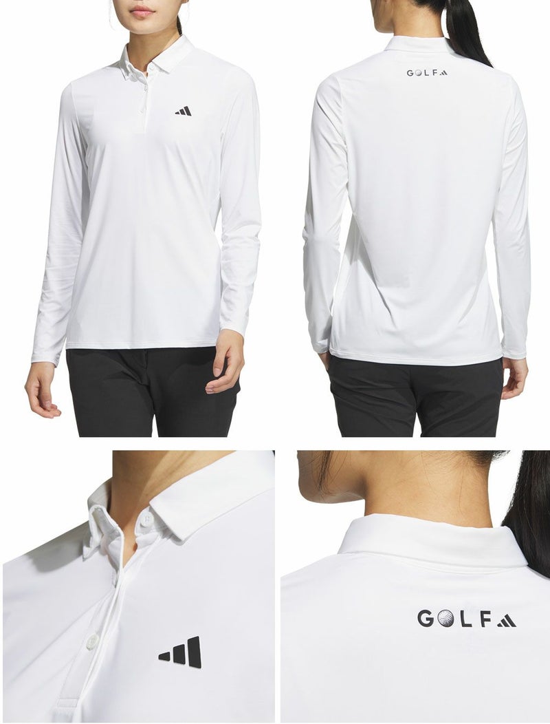 アディダスUVケア付き長袖シャツKTI95レディースゴルフウェアトップス2025春夏モデルadidas日本正規品