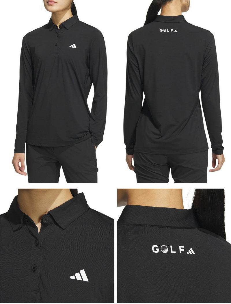 アディダスUVケア付き長袖シャツKTI95レディースゴルフウェアトップス2025春夏モデルadidas日本正規品