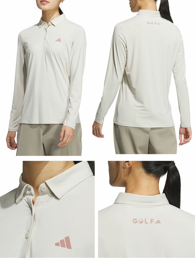 アディダスUVケア付き長袖シャツKTI95レディースゴルフウェアトップス2025春夏モデルadidas日本正規品