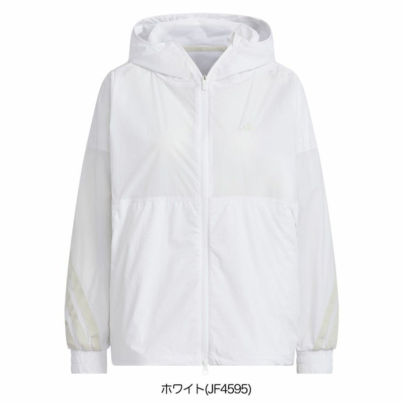 アディダス軽量撥水フルジップフーディーKTI87レディースゴルフウェアトップス2025春夏モデルadidas日本正規品
