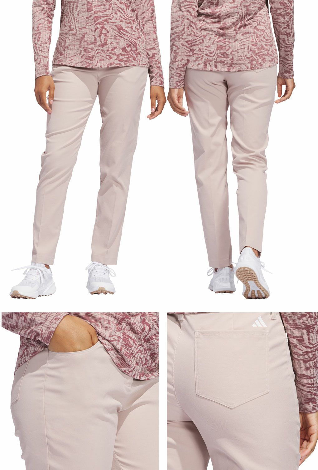 アディダスツイストウィーブ撥水ファイブポケットアンクルパンツKTI51レディースadidas2025春夏モデル日本正規品