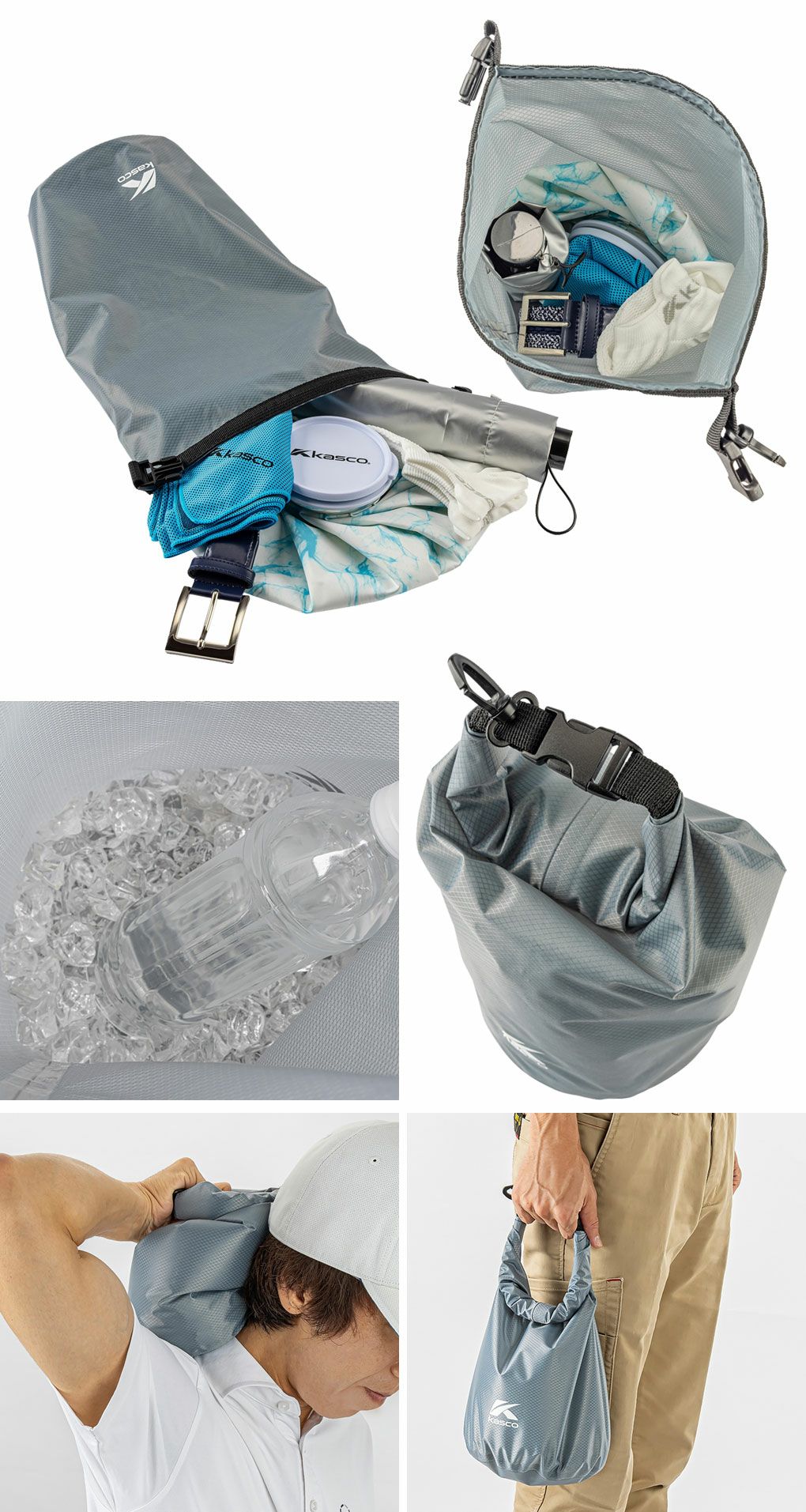 キャスコ25サマーバッグ6点セットベルトタオル氷のう傘ゴルフKASCO2025年モデル日本正規品
