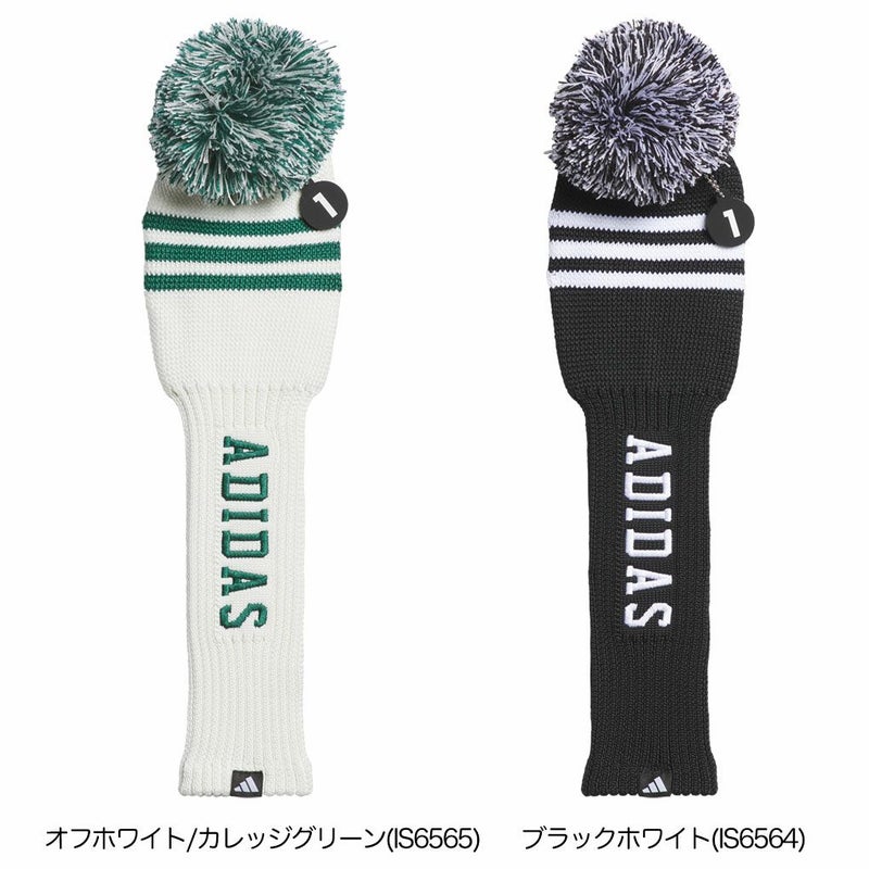 アディダススリーストライプスドライバーヘッドカバーJTY34ゴルフ2024年モデルadidas日本正規品