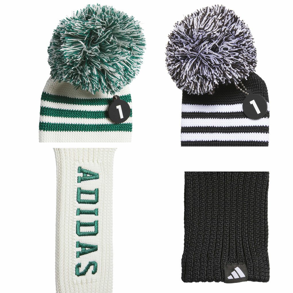 アディダススリーストライプスドライバーヘッドカバーJTY34ゴルフ2024年モデルadidas日本正規品