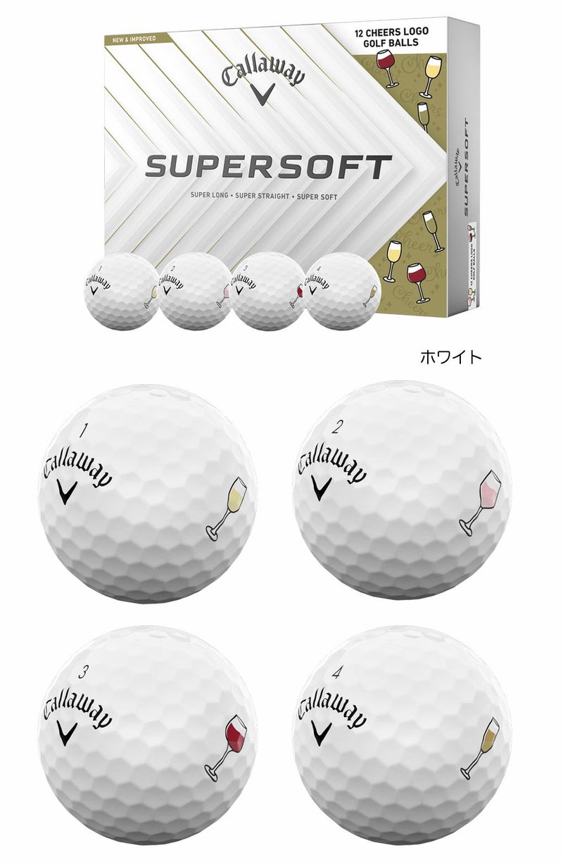 キャロウェイLimitedEditionSupersoft CheersGolfBalls2025ゴルフボール