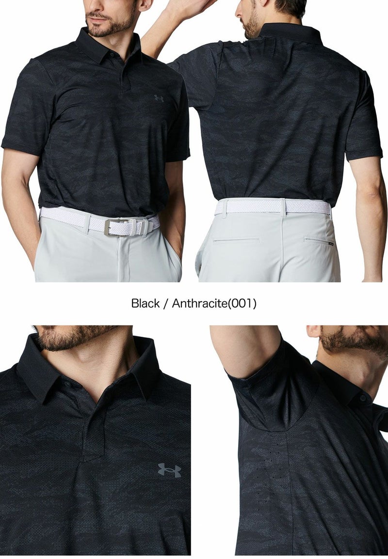 アンダーアーマUAドライブチルプリントポロ1389597メンズゴルフウェアゴルフUNDERARMOUR2025春夏モデル日本正規品