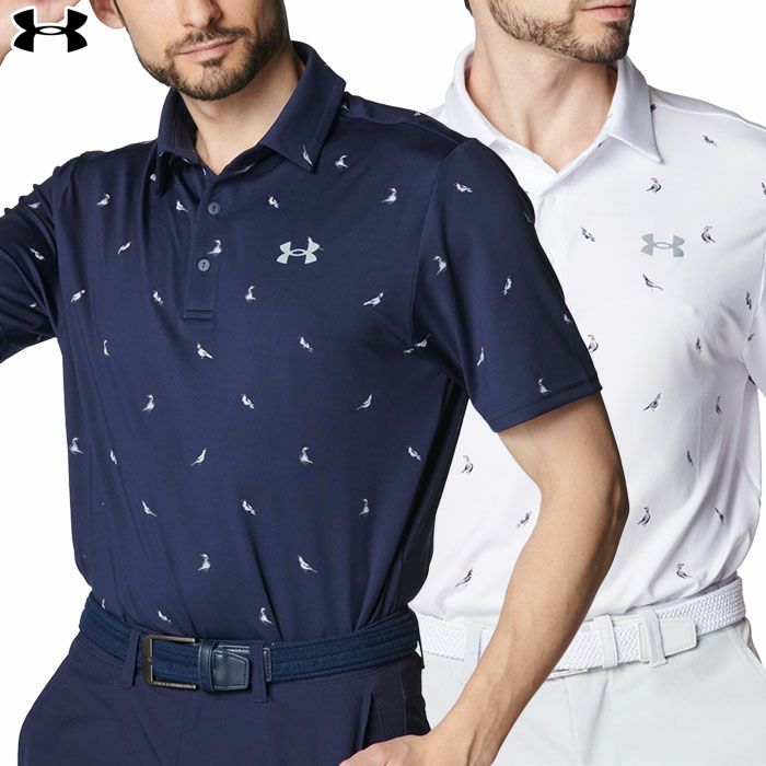 アンダーアーマUAプレーオフ3.0プリントポロ1378677メンズゴルフウェアゴルフUNDERARMOUR2025春夏モデル日本正規品