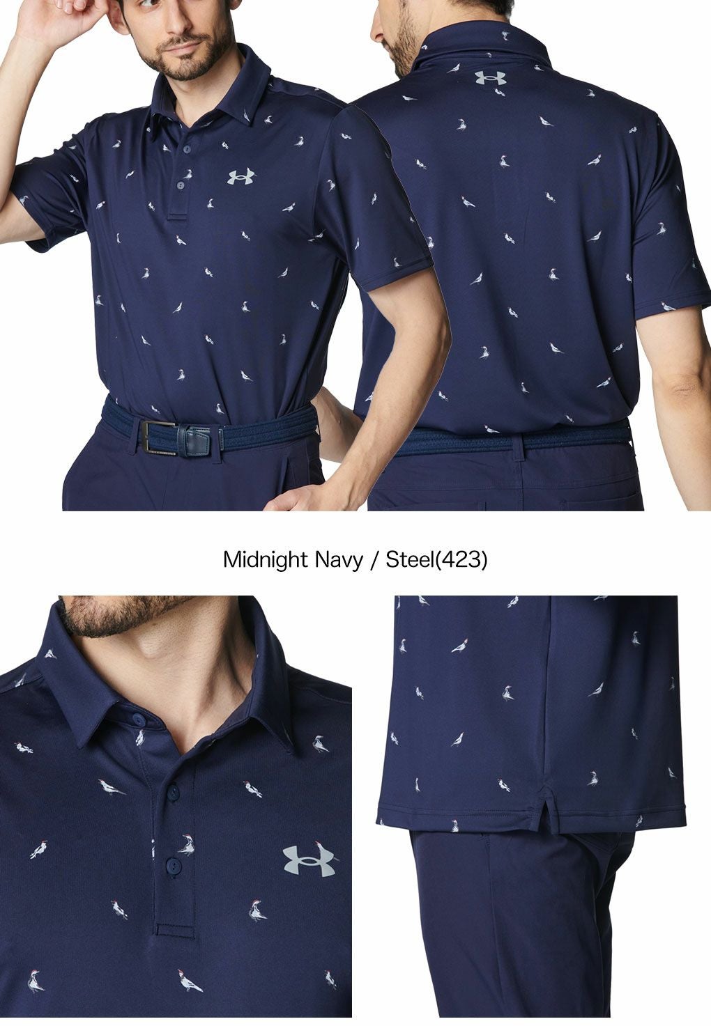 アンダーアーマUAプレーオフ3.0プリントポロ1378677メンズゴルフウェアゴルフUNDERARMOUR2025春夏モデル日本正規品