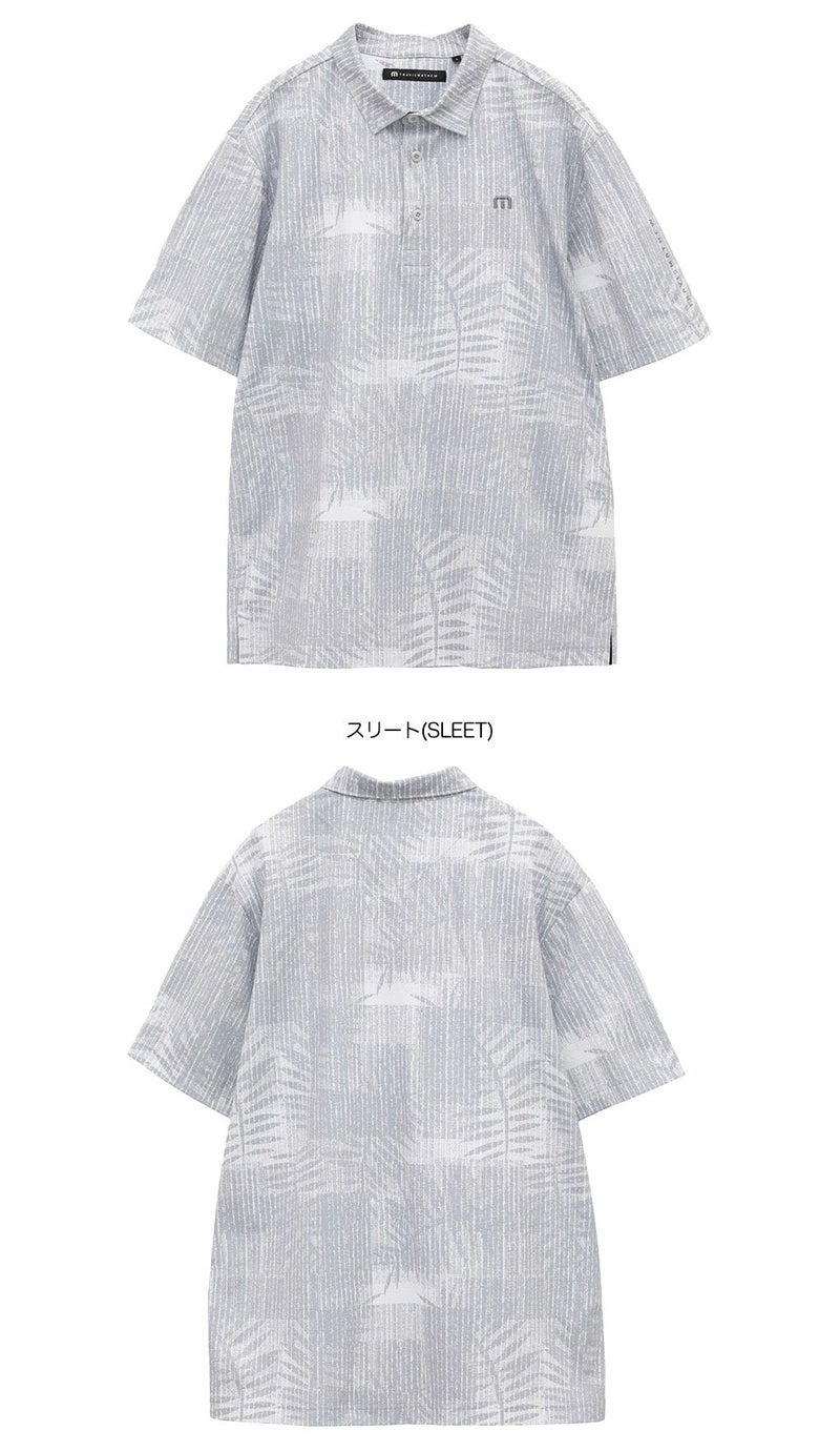 トラヴィスマシューリーフプリント半袖ポロ7AL009メンズゴルフウェアトップスTravisMathew2025春夏モデル日本正規品