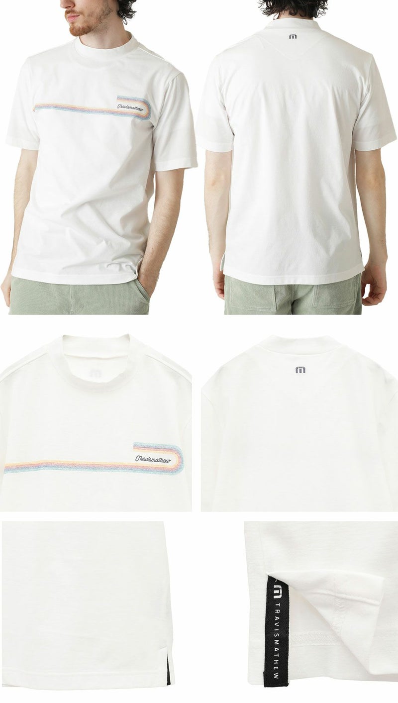 トラヴィスマシューレトロチェストプリント半袖モック7AL025メンズゴルフウェアトップスTravisMathew2025春夏モデル日本正規品