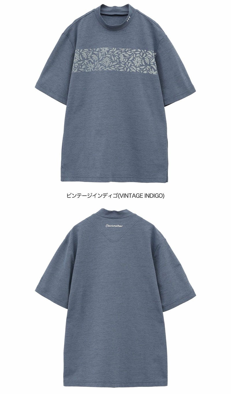 トラヴィスマシューラバープリント鹿の子半袖モック7AL026メンズゴルフウェアトップスTravisMathew2025春夏モデル日本正規品