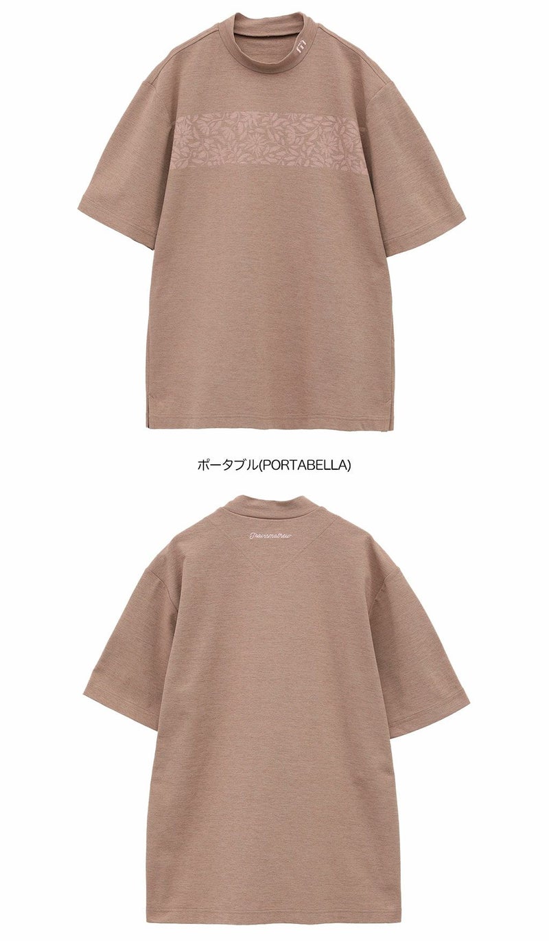 トラヴィスマシューラバープリント鹿の子半袖モック7AL026メンズゴルフウェアトップスTravisMathew2025春夏モデル日本正規品