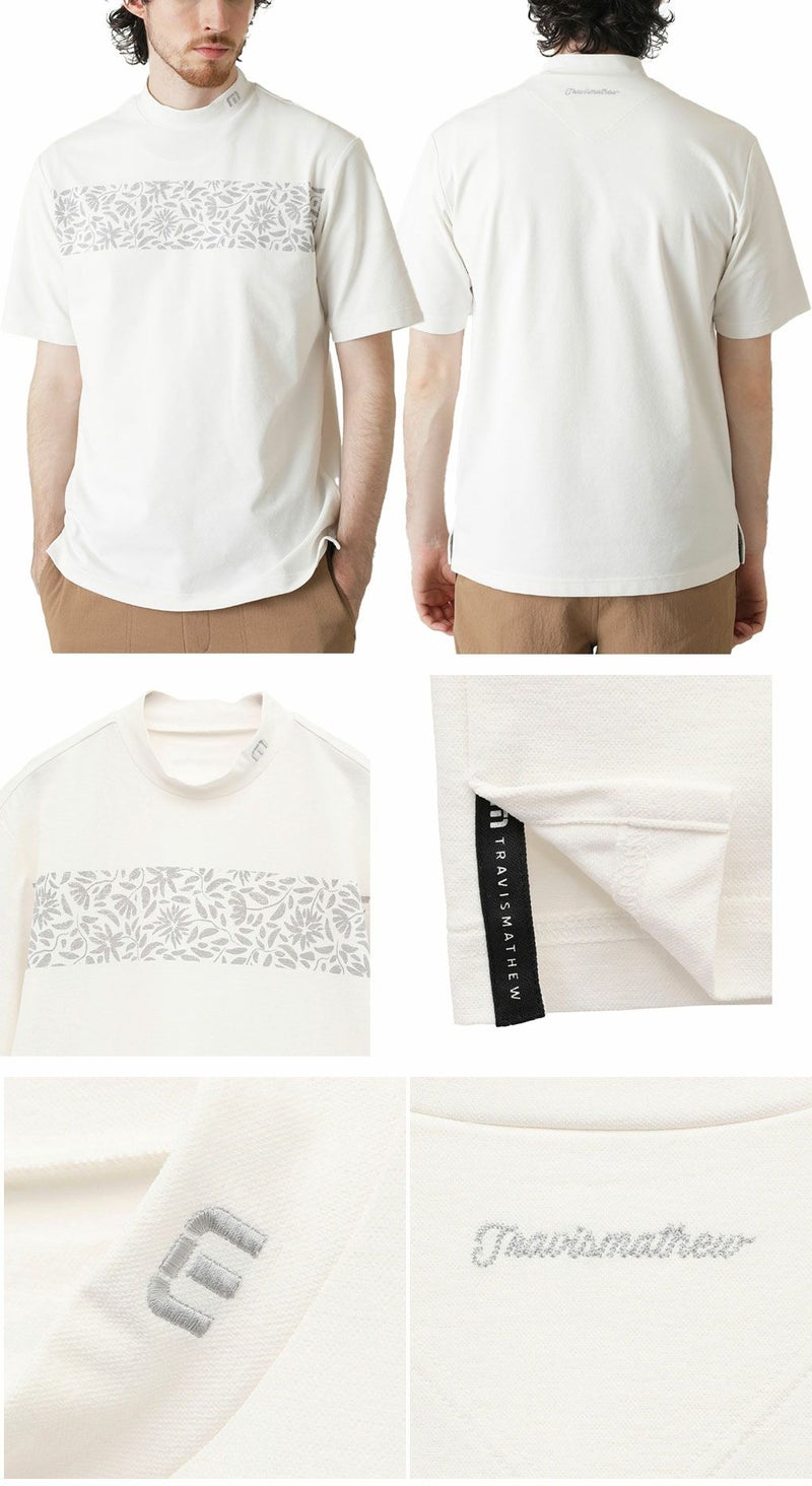 トラヴィスマシューラバープリント鹿の子半袖モック7AL026メンズゴルフウェアトップスTravisMathew2025春夏モデル日本正規品