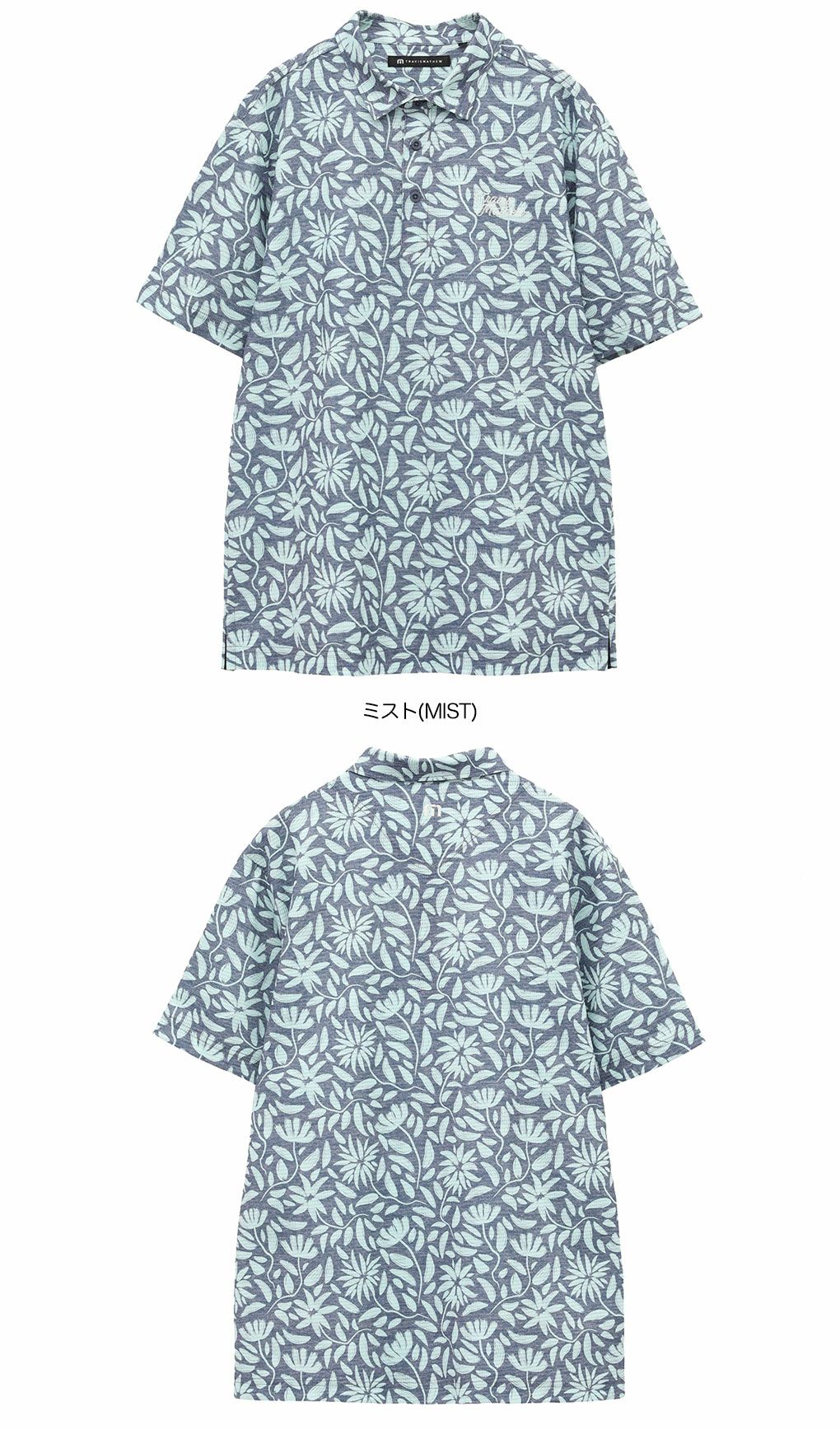 トラヴィスマシューフローラルプリント半袖ポロ7AL028メンズゴルフウェアトップスTravisMathew2025春夏モデル日本正規品