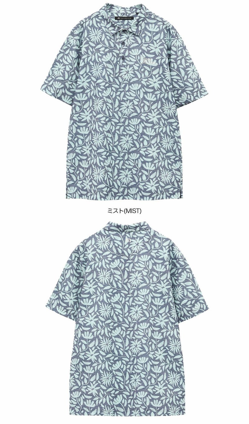 トラヴィスマシューフローラルプリント半袖ポロ7AL028メンズゴルフウェアトップスTravisMathew2025春夏モデル日本正規品