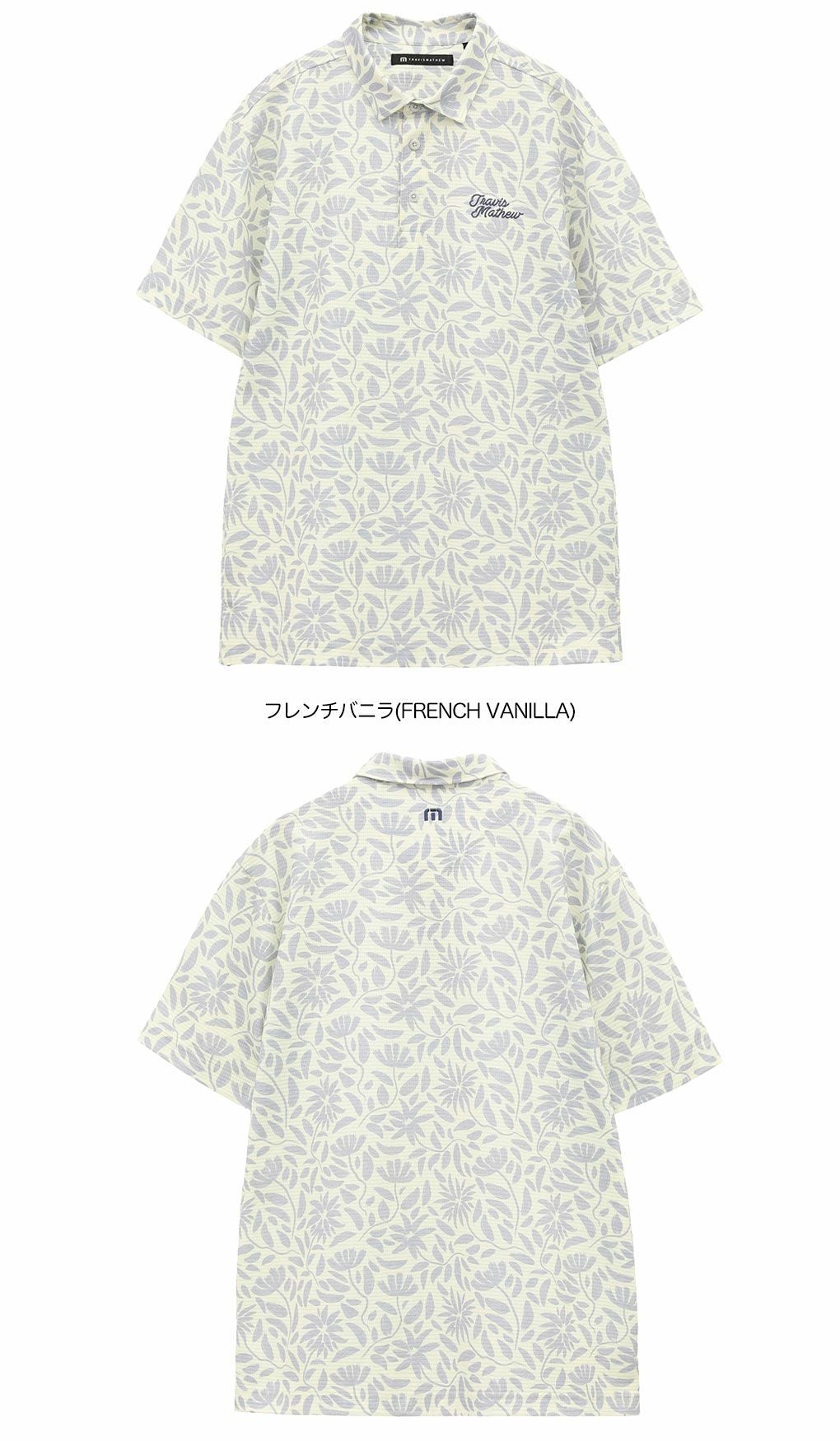 トラヴィスマシューフローラルプリント半袖ポロ7AL028メンズゴルフウェアトップスTravisMathew2025春夏モデル日本正規品