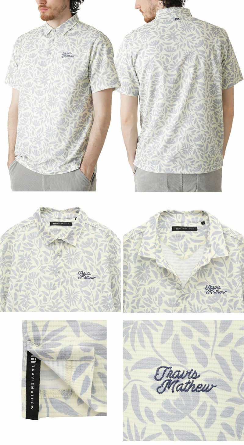 トラヴィスマシューフローラルプリント半袖ポロ7AL028メンズゴルフウェアトップスTravisMathew2025春夏モデル日本正規品