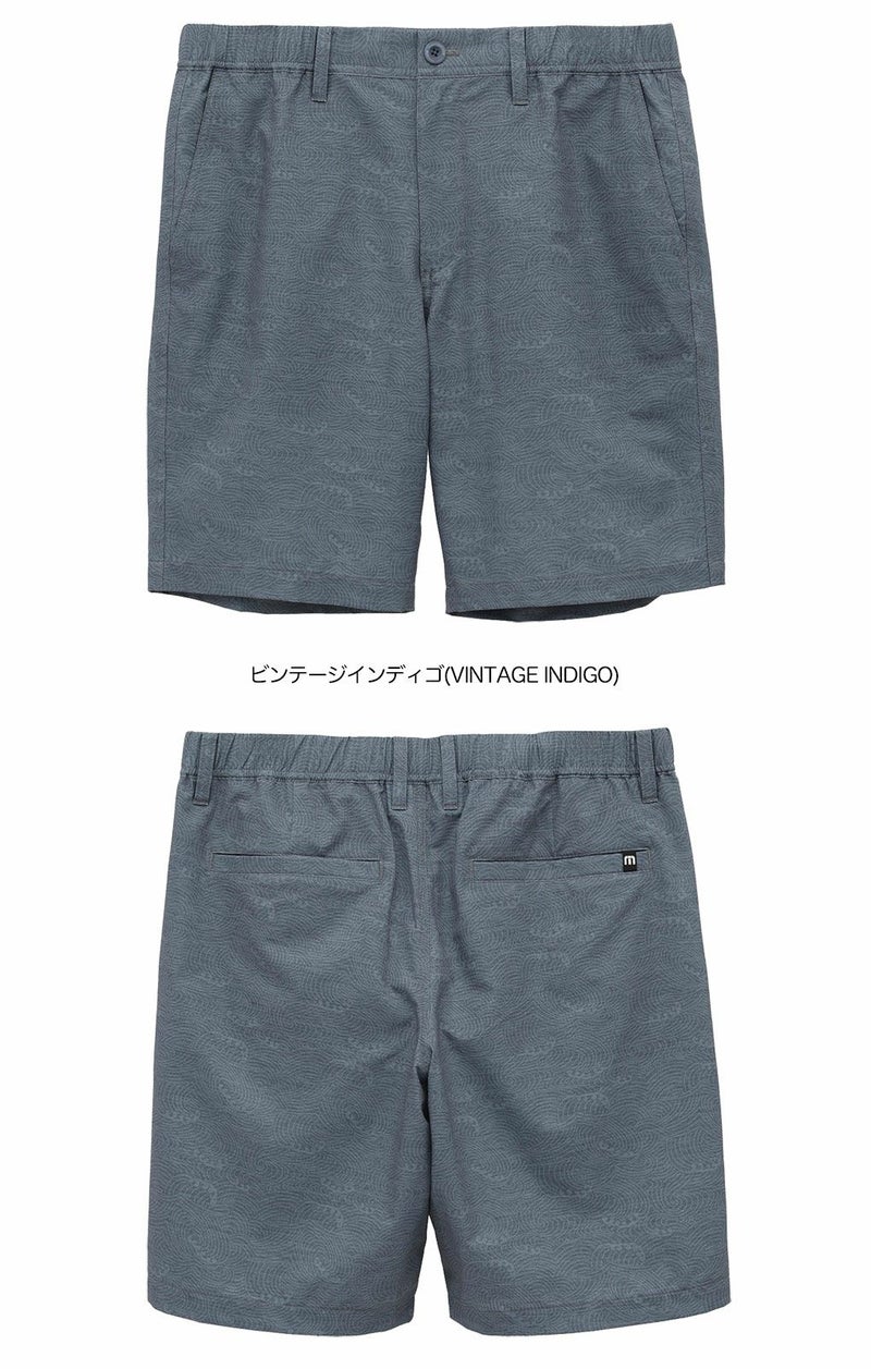 トラヴィスマシューDOTAIRウェーブ総柄ショートパンツ7AL037メンズゴルフウェアボトムスTravisMathew2025春夏モデル日本正規品