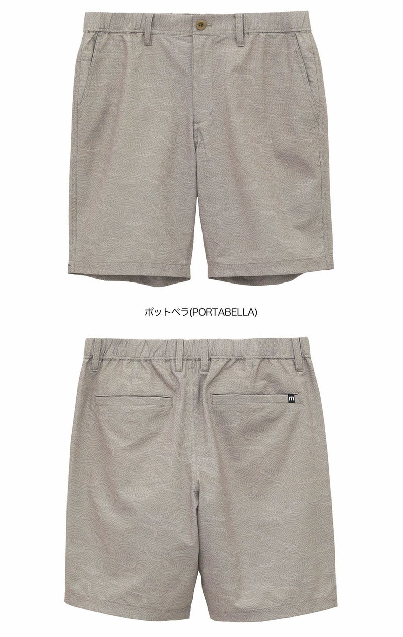 トラヴィスマシューDOTAIRウェーブ総柄ショートパンツ7AL037メンズゴルフウェアボトムスTravisMathew2025春夏モデル日本正規品