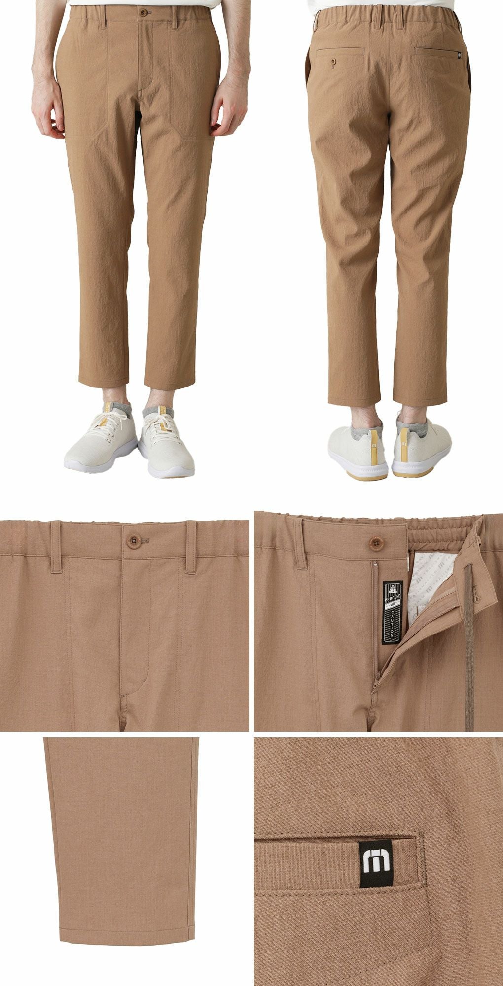 トラヴィスマシューリネンライクUVカットテーパードアンクルパンツ 7AL034メンズゴルフウェアボトムスTravisMathew2025春夏モデル日本正規品